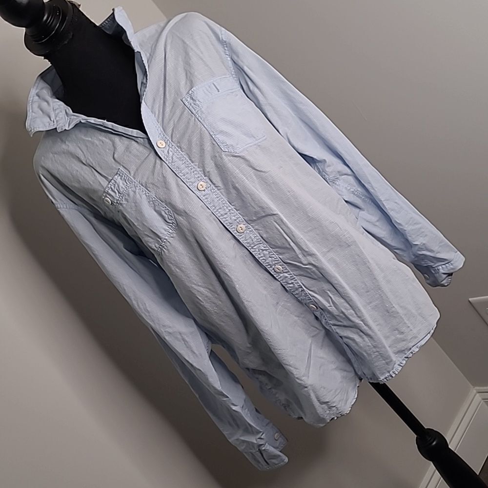 Cremieus classic sz L blue /white  checked shirt